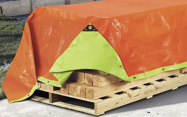HI-VIS HEAVY DUTY WOVEN TARPS- APPLICATION