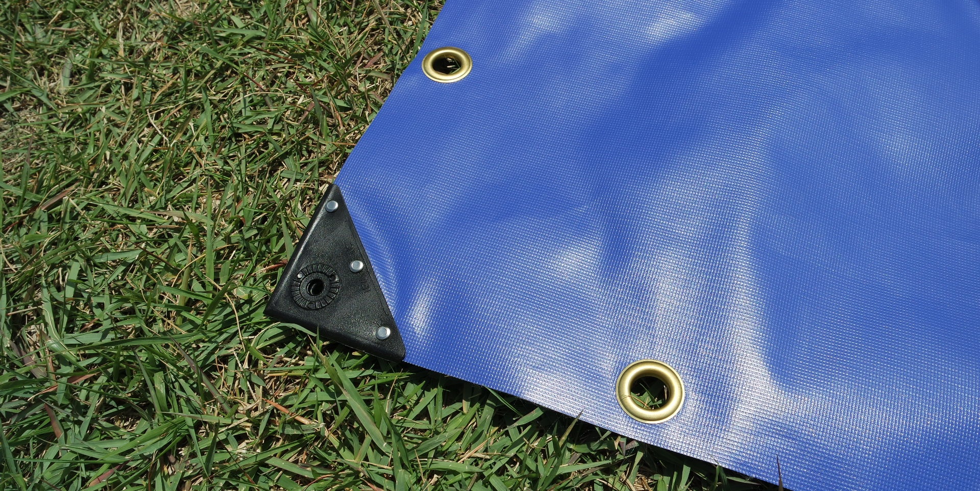 Blue PVC tarp