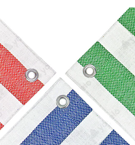Stripe tarps (RED, BLUE, GREEN)