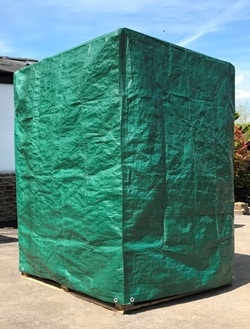 pallet cover green