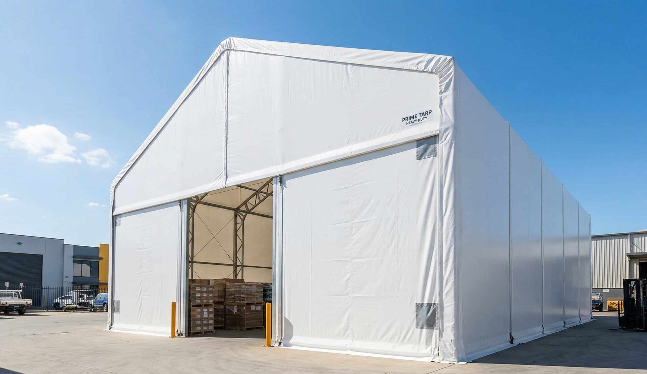 Tarpaulin for Temporary Warehouses