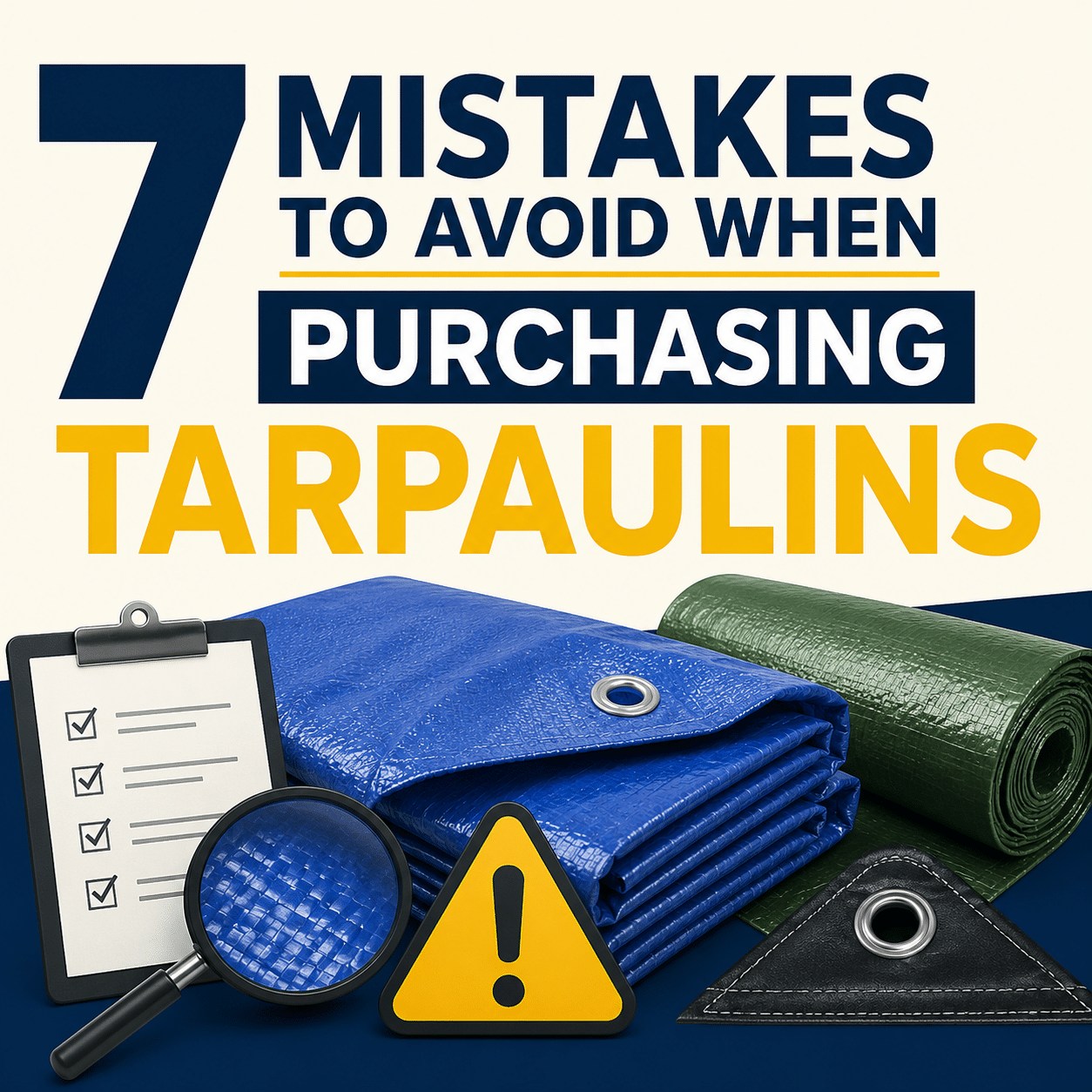 7 Mistakes to Avoid When Purchasing Tarpaulins