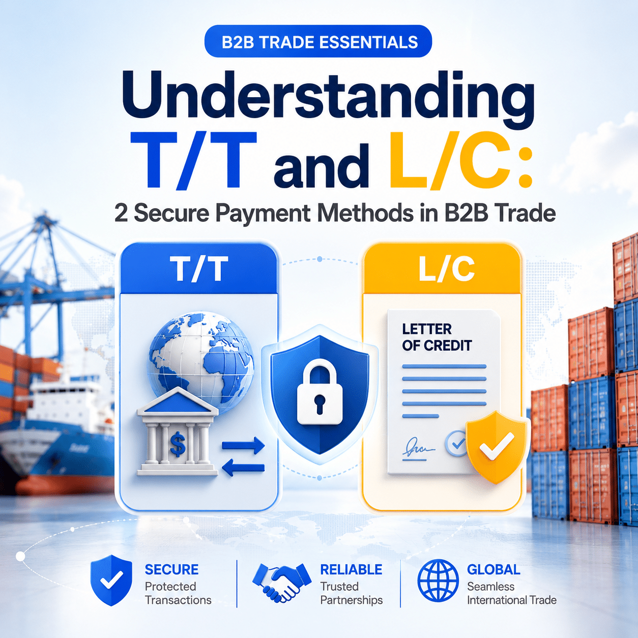 Understanding T/T and L/C 2 Secure Payment Methods in B2B Trade
