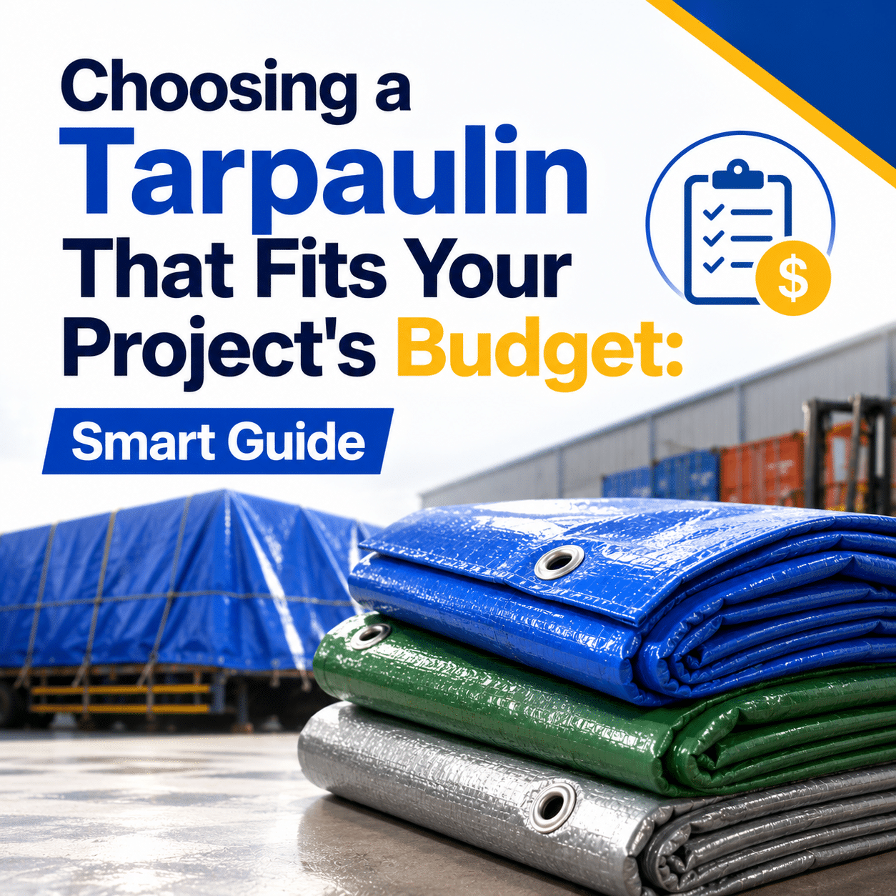 Choosing a Tarpaulin That Fits Your Project's Budget: Smart Guide