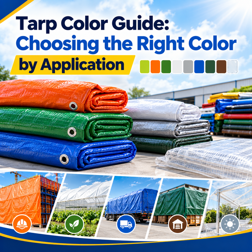 Tarp Color Guide: Choosing the Right Color by Application 1 Tarp Color Guide: Choosing the Right Color by Application