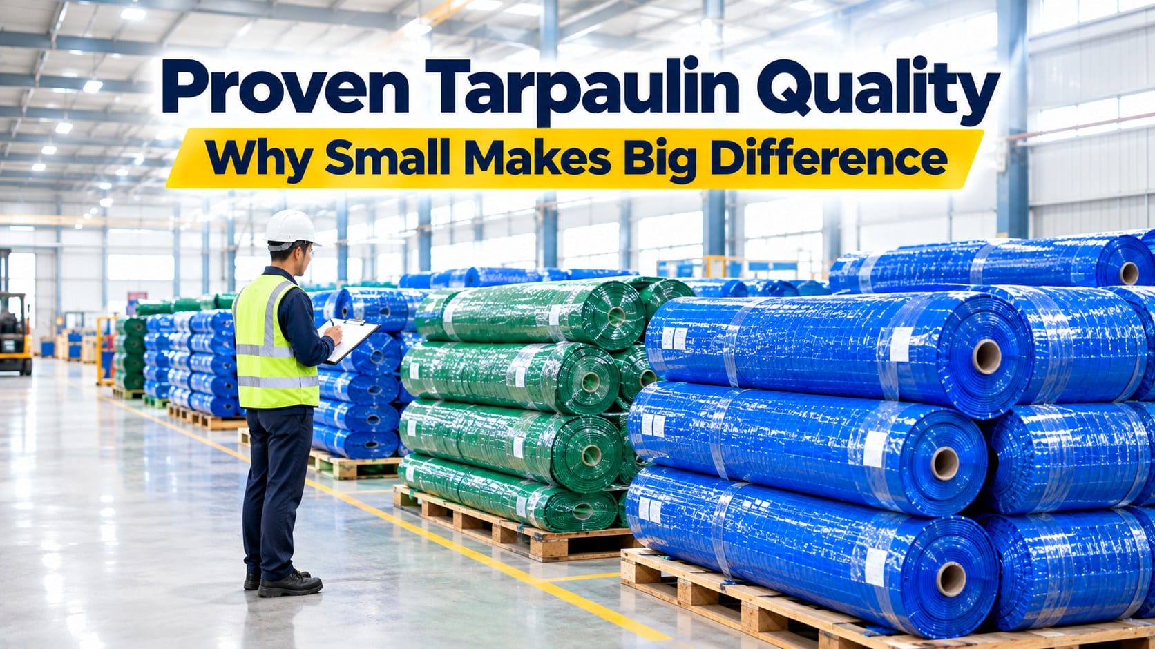 Proven Tarpaulin Quality: Why Small Makes Big Difference